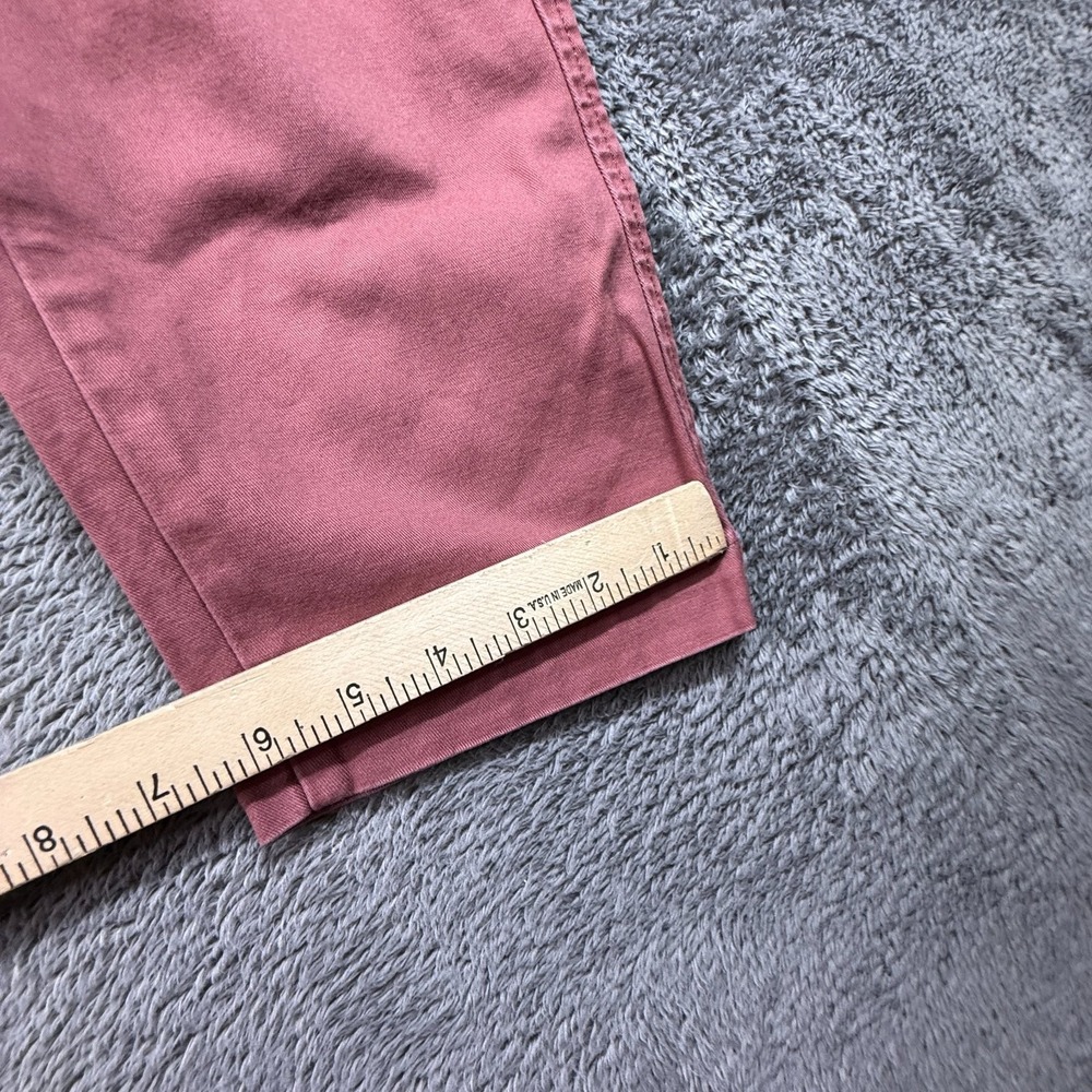 Levi's XX Chino Standard Taper Pants Mens 36x32 Mauve Pink Stretch Cotton - Picture 8 of 10